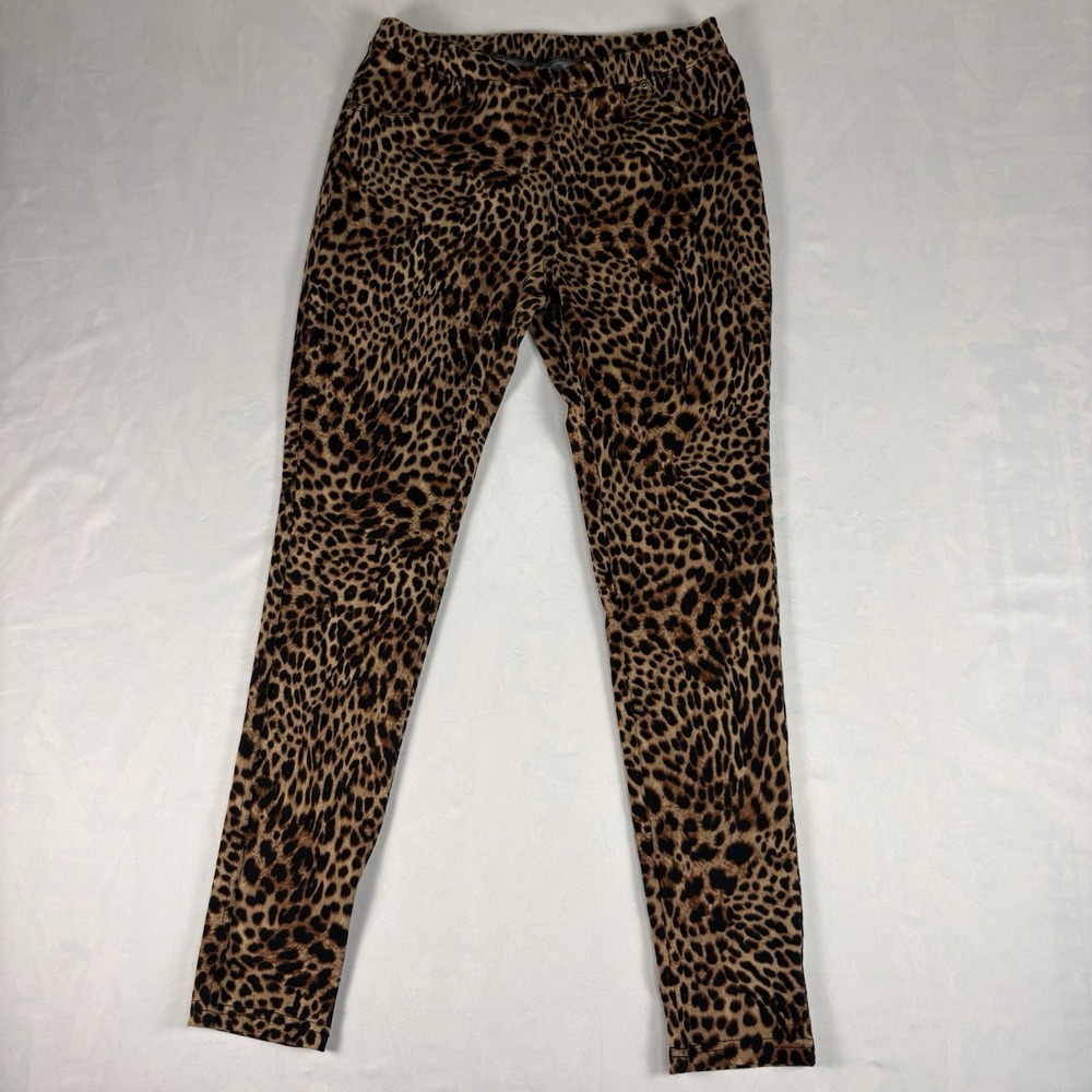 Leopard Print Jeggings Sz S-M Skinny Stretch Halloween Cat Costume Animal